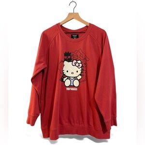 🔥Torrid - Hello Kitty Classic Fit Cozy Fleece
Raglan Sweatshirt